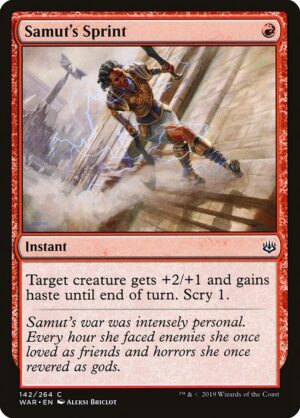Samut's Sprint<br /><span class="collector-number">Collector No. 142</span>