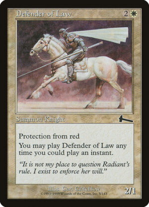 Defender of Law<br /><span class="collector-number">Collector No. 5</span>