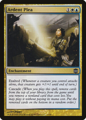 Ardent Plea<br /><span class="collector-number">Collector No. 1</span>