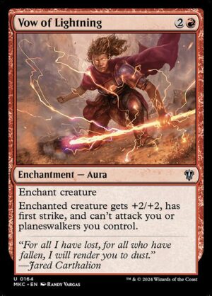 Vow of Lightning<br /><span class="collector-number">Collector No. 164</span>