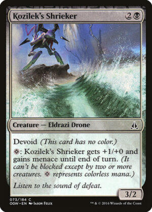 Kozilek's Shrieker<br /><span class="collector-number">Collector No. 73</span>