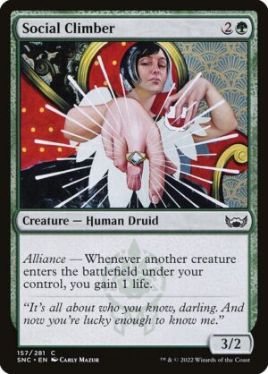 Social Climber<br /><span class="collector-number">Collector No. 157</span>