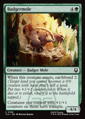 Badgermole<br /><span class="collector-number">Collector No. 166</span>