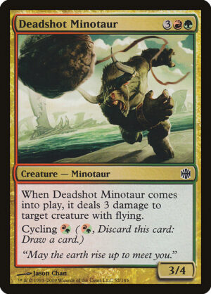 Deadshot Minotaur<br /><span class="collector-number">Collector No. 52</span>