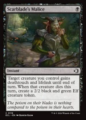 Scarblade's Malice<br /><span class="collector-number">Collector No. 119</span>