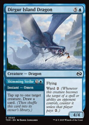 Dirgur Island Dragon // Skimming Strike<br /><span class="collector-number">Collector No. 40</span>