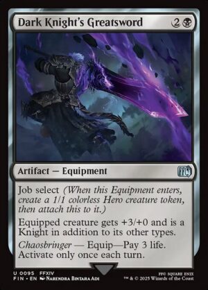 Dark Knight's Greatsword<br /><span class="collector-number">Collector No. 95</span>