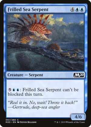 Frilled Sea Serpent<br /><span class="collector-number">Collector No. 61</span>