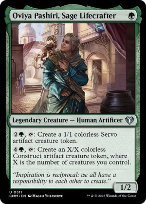 Oviya Pashiri, Sage Lifecrafter<br /><span class="collector-number">Collector No. 311</span>