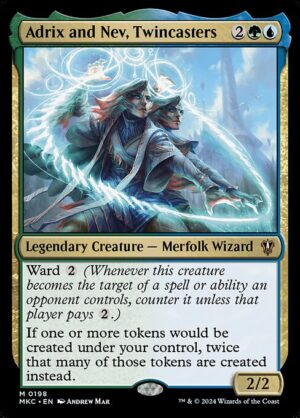 Adrix and Nev, Twincasters<br /><span class="collector-number">Collector No. 198</span>