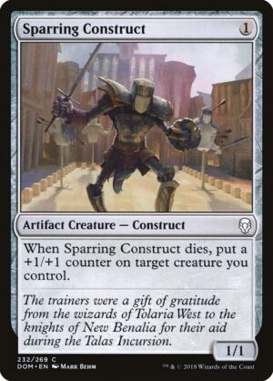 Sparring Construct<br /><span class="collector-number">Collector No. 232</span>