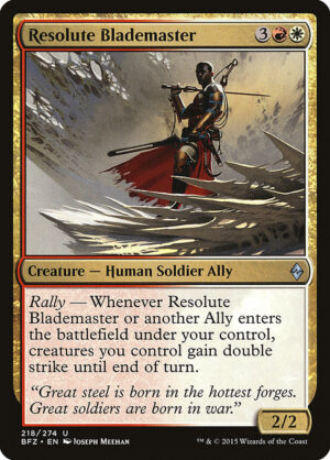 Resolute Blademaster<br /><span class="collector-number">Collector No. 218</span>