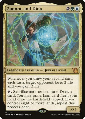Zimone and Dina<br /><span class="collector-number">Collector No. 257</span>