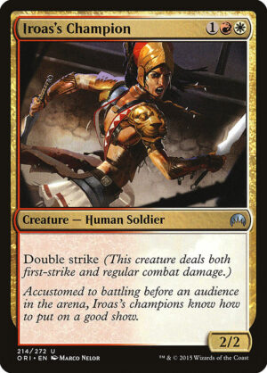 Iroas's Champion<br /><span class="collector-number">Collector No. 214</span>