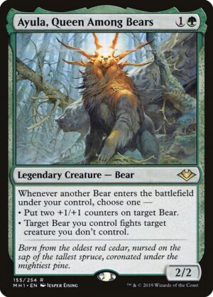 Ayula, Queen Among Bears<br /><span class="collector-number">Collector No. 155</span>