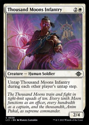 Thousand Moons Infantry<br /><span class="collector-number">Collector No. 38</span>