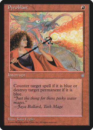 Pyroblast<br /><span class="collector-number">Collector No. 213</span>