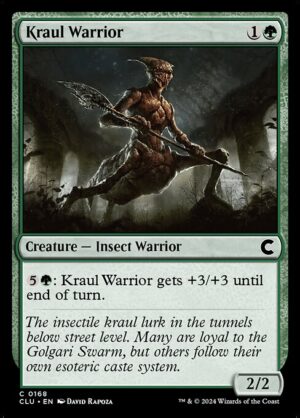 Kraul Warrior<br /><span class="collector-number">Collector No. 168</span>