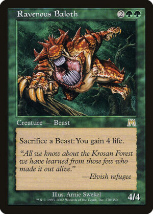 Ravenous Baloth<br /><span class="collector-number">Collector No. 278</span>