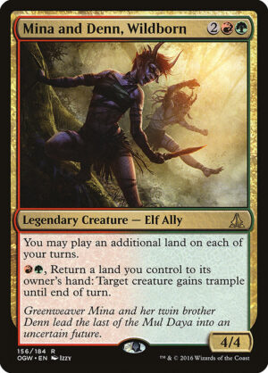 Mina and Denn, Wildborn<br /><span class="collector-number">Collector No. 156</span>
