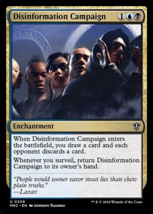 Disinformation Campaign<br /><span class="collector-number">Collector No. 208</span>
