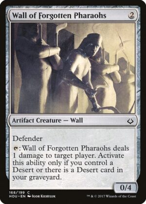 Wall of Forgotten Pharaohs<br /><span class="collector-number">Collector No. 168</span>