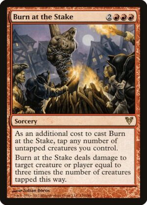 Burn at the Stake<br /><span class="collector-number">Collector No. 130</span>