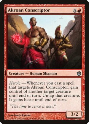 Akroan Conscriptor<br /><span class="collector-number">Collector No. 87</span>