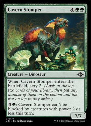 Cavern Stomper<br /><span class="collector-number">Collector No. 177</span>