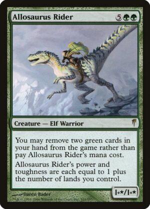 Allosaurus Rider<br /><span class="collector-number">Collector No. 101</span>
