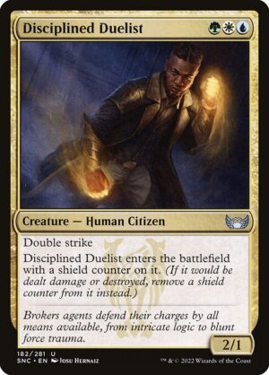 Disciplined Duelist<br /><span class="collector-number">Collector No. 182</span>