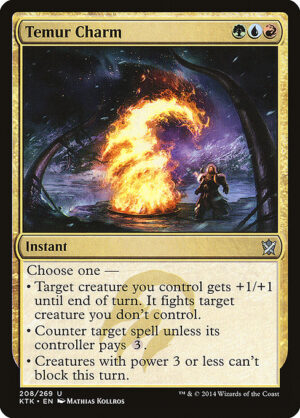 Temur Charm<br /><span class="collector-number">Collector No. 208</span>