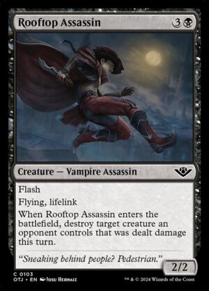 Rooftop Assassin<br /><span class="collector-number">Collector No. 103</span>