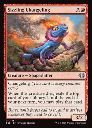 Sizzling Changeling<br /><span class="collector-number">Collector No. 155</span>