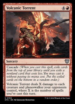Volcanic Torrent<br /><span class="collector-number">Collector No. 184</span>