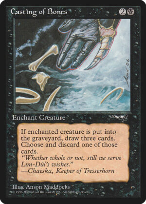 Casting of Bones<br /><span class="collector-number">Collector No. 44a</span>
