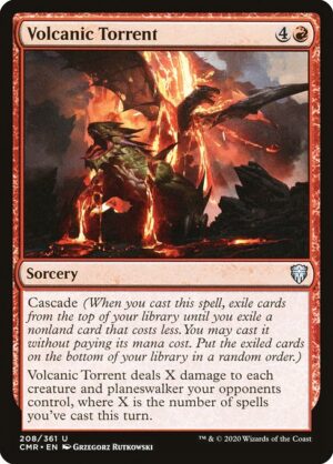 Volcanic Torrent<br /><span class="collector-number">Collector No. 208</span>