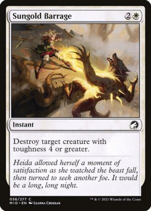 Sungold Barrage<br /><span class="collector-number">Collector No. 36</span>