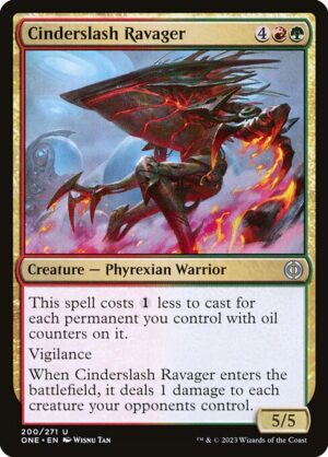 Cinderslash Ravager - Foil<br /><span class="collector-number">Collector No. 200</span>