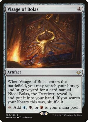 Visage of Bolas<br /><span class="collector-number">Collector No. 208</span>