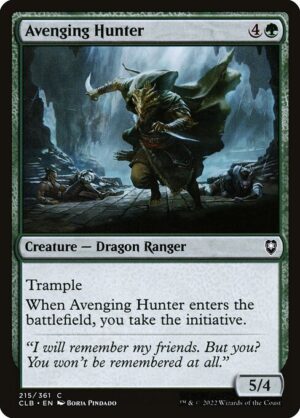 Avenging Hunter<br /><span class="collector-number">Collector No. 215</span>