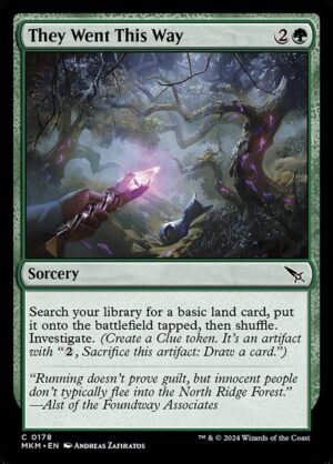 They Went This Way - Foil<br /><span class="collector-number">Collector No. 178</span>