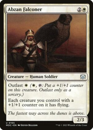Abzan Falconer<br /><span class="collector-number">Collector No. 165</span>