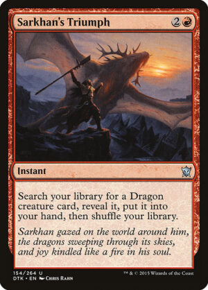 Sarkhan's Triumph<br /><span class="collector-number">Collector No. 154</span>