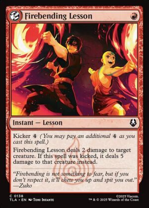 Firebending Lesson<br /><span class="collector-number">Collector No. 138</span>