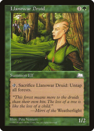 Llanowar Druid<br /><span class="collector-number">Collector No. 133</span>