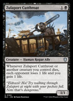 Zulaport Cutthroat<br /><span class="collector-number">Collector No. 190</span>