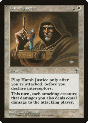 Harsh Justice<br /><span class="collector-number">Collector No. 18</span>