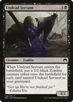 Undead Servant<br /><span class="collector-number">Collector No. 124</span>