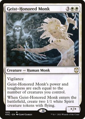 Geist-Honored Monk<br /><span class="collector-number">Collector No. 25</span>
